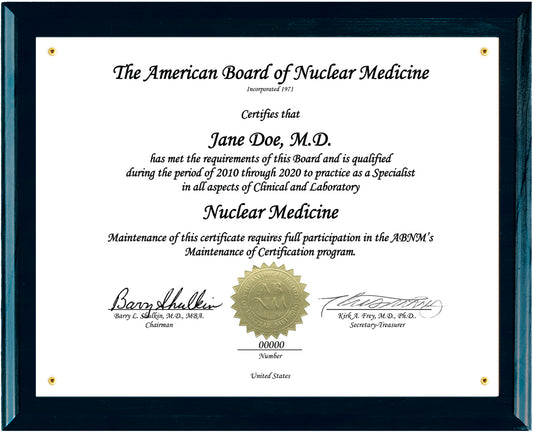 Black Matte Plaque BFP-18