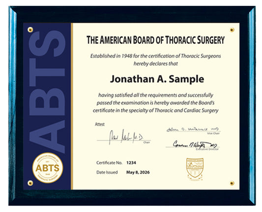 The Matte Black Plaque BFP-13
